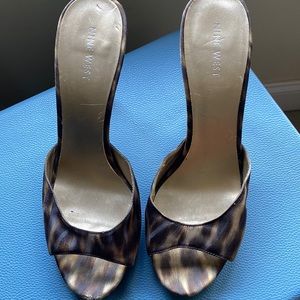 Golden Brown Nine West heels